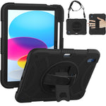 Custodia per tablet in silicone e PC con presa rotante, For iPad 10th 10.9 2022