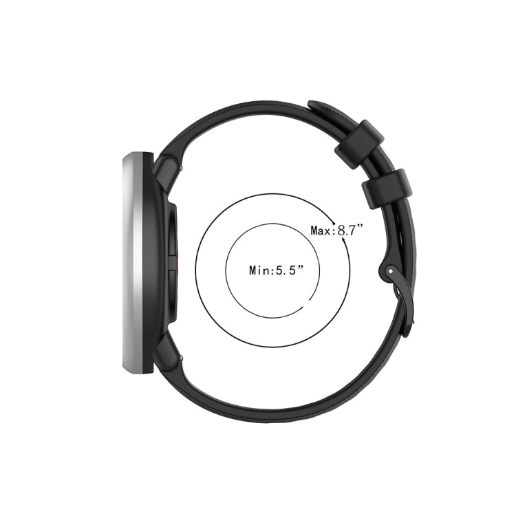 Per cinturino da polso in silicone con trama scozzese piccola da 20 mm Polar Ignite, 20mm