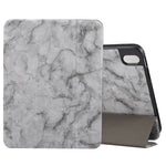 Custodia protettiva per tablet con struttura in marmo tripla con slot per penna, For iPad 10th Gen 10.9 2022