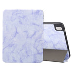 Custodia protettiva per tablet con struttura in marmo tripla con slot per penna, For iPad 10th Gen 10.9 2022