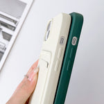 Custodia per cellulare con porta carte in silicone elastico con cordino a tracolla, For iPhone 14 Pro Max