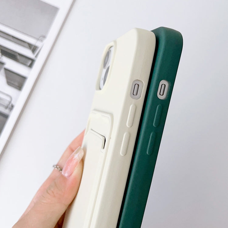 Custodia per cellulare con porta carte in silicone elastico con cordino a tracolla, For iPhone 13 Pro