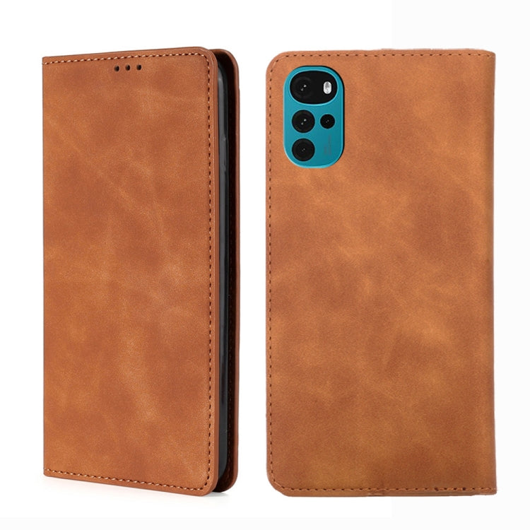 Custodia per telefono in pelle con vibrazione orizzontale magnetica Skin Feel, For Motorola Moto E32 India/E22s 4G Global, For OPPO A17, For OPPO K10x 5G, For Realme C33 4G