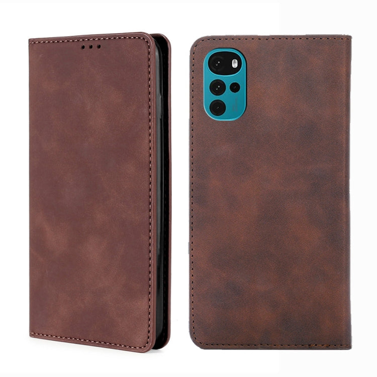 Custodia per telefono in pelle con vibrazione orizzontale magnetica Skin Feel, For Motorola Moto E32 India/E22s 4G Global, For OPPO A17, For OPPO K10x 5G, For Realme C33 4G