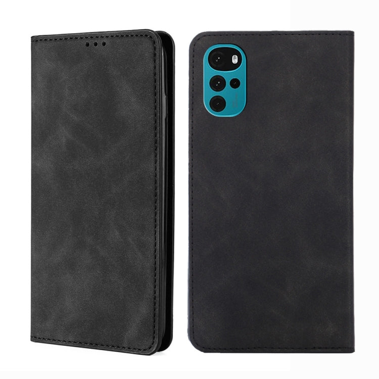 Custodia per telefono in pelle con vibrazione orizzontale magnetica Skin Feel, For Motorola Moto E32 India/E22s 4G Global, For OPPO A17, For OPPO K10x 5G, For Realme C33 4G