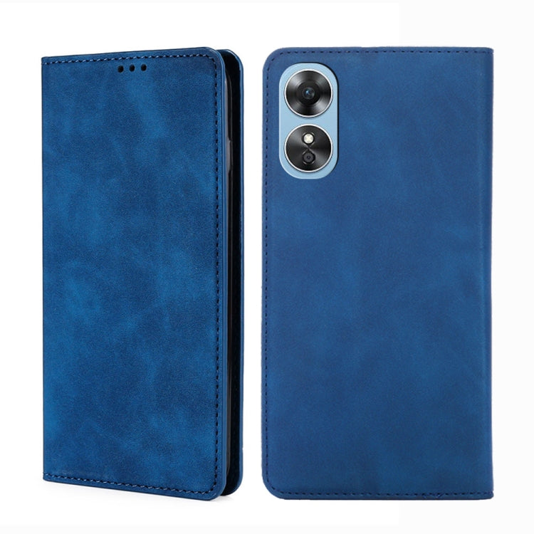 Custodia per telefono in pelle con vibrazione orizzontale magnetica Skin Feel, For Motorola Moto E32 India/E22s 4G Global, For OPPO A17, For OPPO K10x 5G, For Realme C33 4G