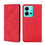 Custodia per telefono in pelle con vibrazione orizzontale magnetica Skin Feel, For vivo V25 5G/V25e 5G/X80 Lite, For vivo Y16 4G/Y02s 4G, For vivo Y55 4G, For Samsung Galaxy A04s