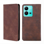 Custodia per telefono in pelle con vibrazione orizzontale magnetica Skin Feel, For vivo V25 5G/V25e 5G/X80 Lite, For vivo Y16 4G/Y02s 4G, For vivo Y55 4G, For Samsung Galaxy A04s