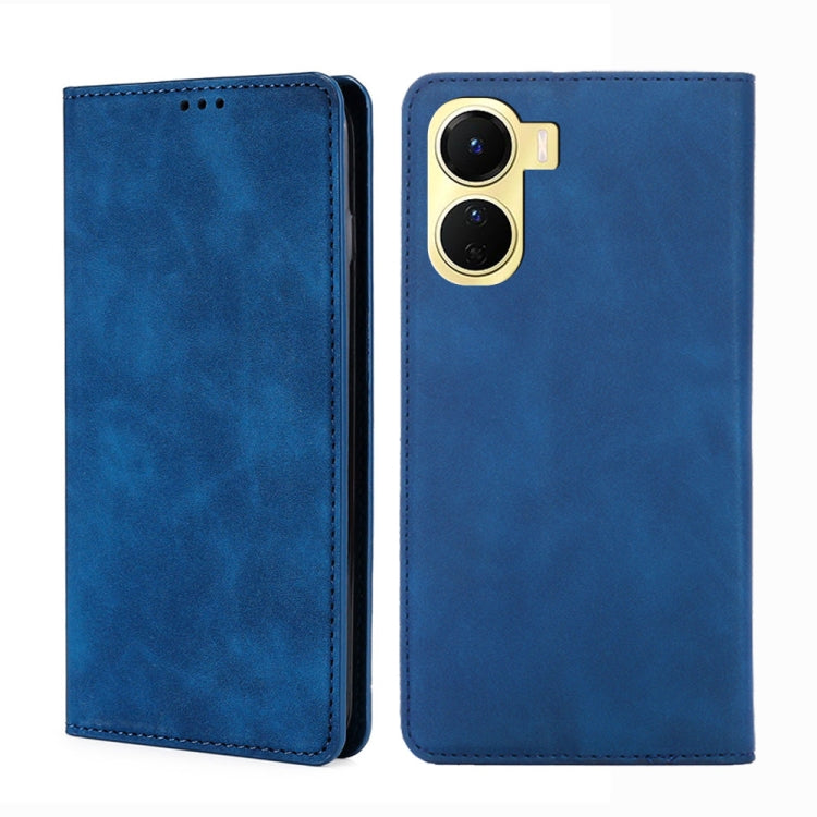 Custodia per telefono in pelle con vibrazione orizzontale magnetica Skin Feel, For vivo V25 5G/V25e 5G/X80 Lite, For vivo Y16 4G/Y02s 4G, For vivo Y55 4G, For Samsung Galaxy A04s