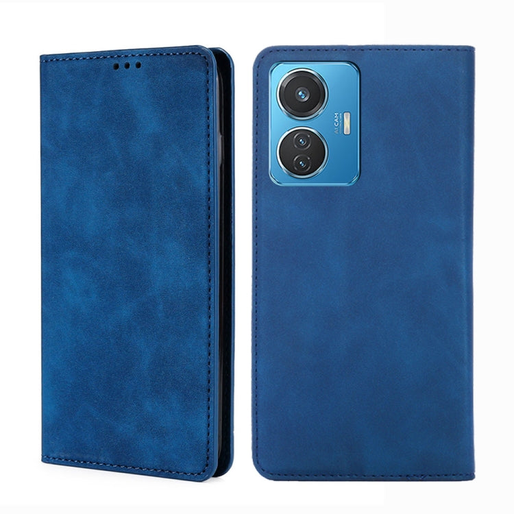 Custodia per telefono in pelle con vibrazione orizzontale magnetica Skin Feel, For vivo V25 5G/V25e 5G/X80 Lite, For vivo Y16 4G/Y02s 4G, For vivo Y55 4G, For Samsung Galaxy A04s