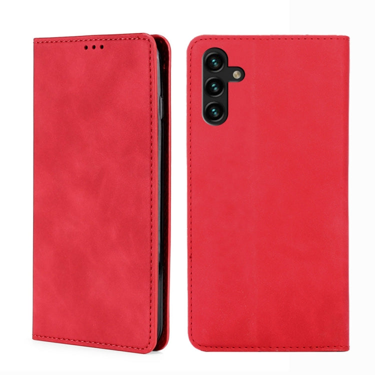 Custodia per telefono in pelle con vibrazione orizzontale magnetica Skin Feel, For vivo V25 5G/V25e 5G/X80 Lite, For vivo Y16 4G/Y02s 4G, For vivo Y55 4G, For Samsung Galaxy A04s