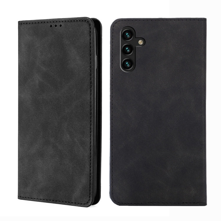 Custodia per telefono in pelle con vibrazione orizzontale magnetica Skin Feel, For vivo V25 5G/V25e 5G/X80 Lite, For vivo Y16 4G/Y02s 4G, For vivo Y55 4G, For Samsung Galaxy A04s