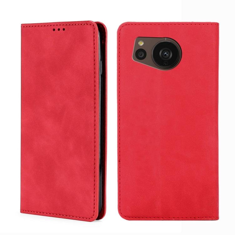 Custodia per telefono in pelle con vibrazione orizzontale magnetica Skin Feel, For Sharp Aquos sense7 Plus, For Xiaomi Civi 2 5G, For Xiaomi Poco M5 4G