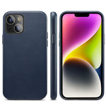 Custodia per telefono con cover posteriore in PU a grana di agnello, For iPhone 14, For iPhone 14 Plus, For iPhone 14 Pro