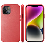 Custodia per telefono con cover posteriore in PU a grana di agnello, For iPhone 14, For iPhone 14 Plus, For iPhone 14 Pro