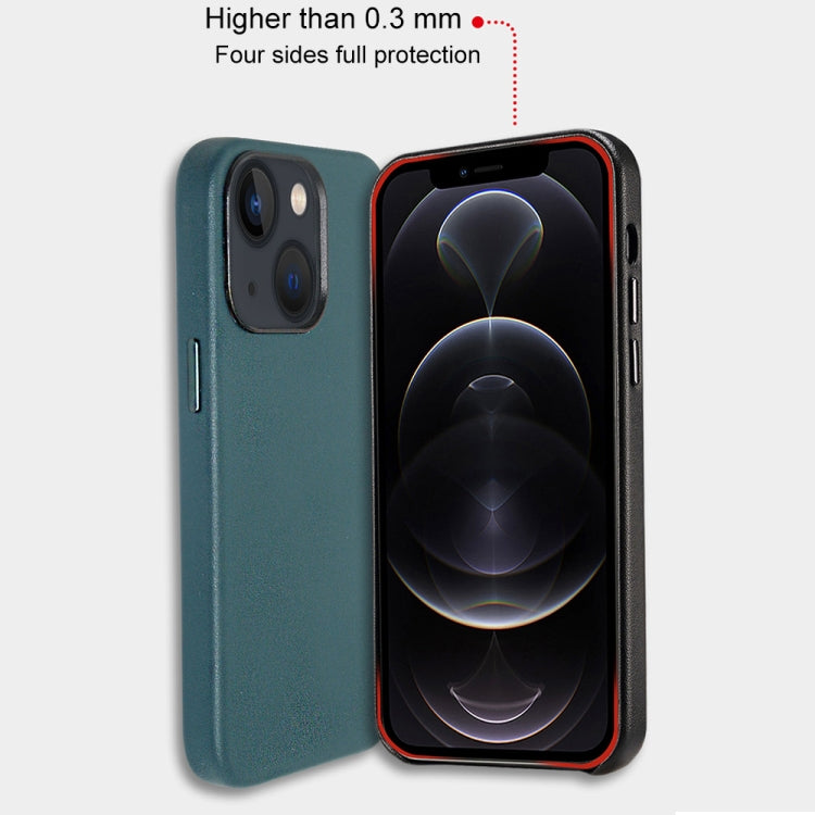 Custodia per telefono con cover posteriore in PU a grana di agnello, For iPhone 14, For iPhone 14 Plus, For iPhone 14 Pro