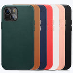 Custodia per telefono con cover posteriore in PU a grana di agnello, For iPhone 14, For iPhone 14 Plus, For iPhone 14 Pro