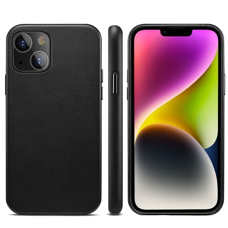Custodia per telefono con cover posteriore in PU a grana di agnello, For iPhone 14, For iPhone 14 Plus, For iPhone 14 Pro