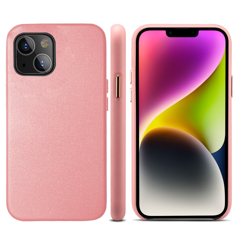 Custodia per telefono con cover posteriore in PU a grana di agnello, For iPhone 14, For iPhone 14 Plus, For iPhone 14 Pro