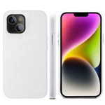 Custodia per telefono con cover posteriore in PU a grana di agnello, For iPhone 14, For iPhone 14 Plus, For iPhone 14 Pro