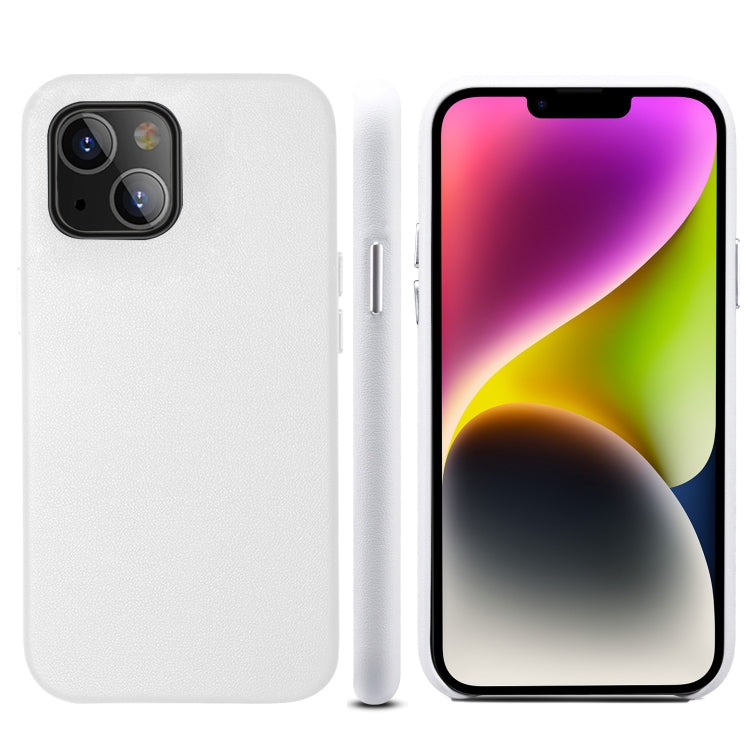 Custodia per telefono con cover posteriore in PU a grana di agnello, For iPhone 14, For iPhone 14 Plus, For iPhone 14 Pro