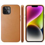 Custodia per telefono con cover posteriore in PU a grana di agnello, For iPhone 14, For iPhone 14 Plus, For iPhone 14 Pro