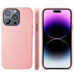 Custodia per telefono con cover posteriore in PU a grana di agnello, For iPhone 14, For iPhone 14 Plus, For iPhone 14 Pro