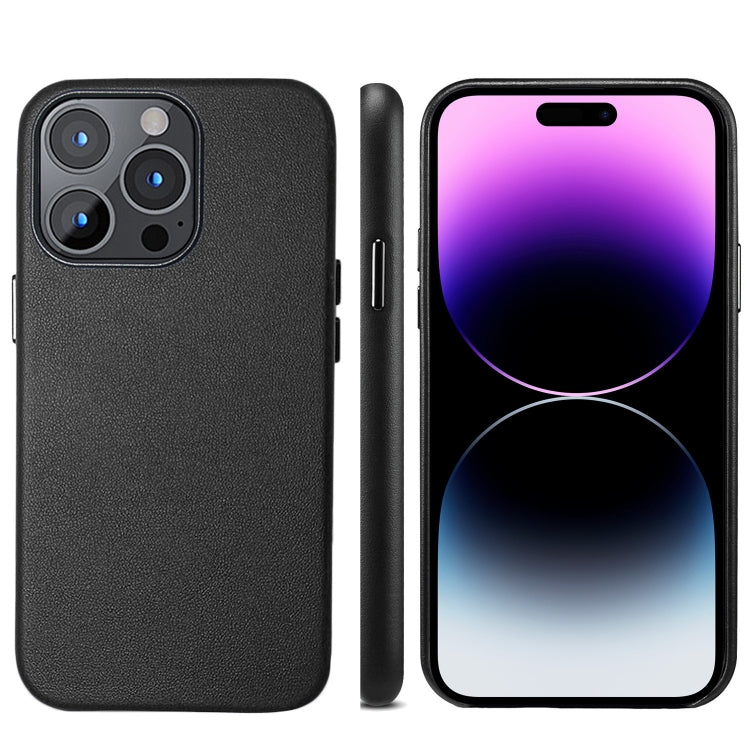 Custodia per telefono con cover posteriore in PU a grana di agnello, For iPhone 14 Pro Max, For iPhone 13 mini, For iPhone 13 Pro, For iPhone 13 Pro Max