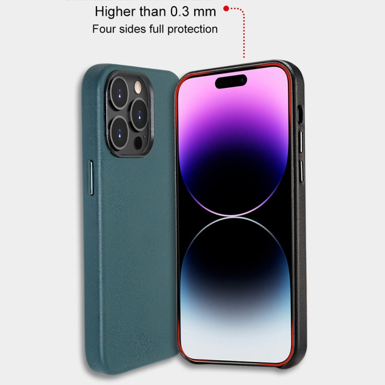 Custodia per telefono con cover posteriore in PU a grana di agnello, For iPhone 14 Pro Max, For iPhone 13 mini, For iPhone 13 Pro, For iPhone 13 Pro Max