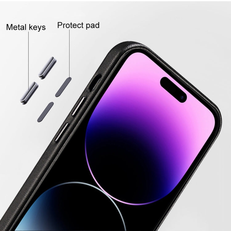 Custodia per telefono con cover posteriore in PU a grana di agnello, For iPhone 14 Pro Max, For iPhone 13 mini, For iPhone 13 Pro, For iPhone 13 Pro Max