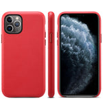 Custodia per telefono con cover posteriore in PU a grana di agnello, For iPhone 12 / 12 Pro, For iPhone 12 Pro Max, For iPhone 11 Pro