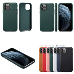 Custodia per telefono con cover posteriore in PU a grana di agnello, For iPhone 11 Pro Max