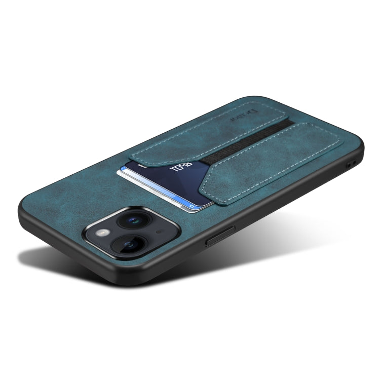 Denior DV Elastic Card PU Custodia per telefono con cover posteriore, For iPhone 14, For iPhone 14 Plus, For iPhone 14 Pro, For iPhone 14 Pro Max, For iPhone 13 mini, For iPhone 13