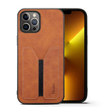Denior DV Elastic Card PU Custodia per telefono con cover posteriore, For iPhone 13 Pro, For iPhone 13 Pro Max, For iPhone 12 mini, For iPhone 12 / 12 Pro, For iPhone 12 Pro Max, For iPhone 11