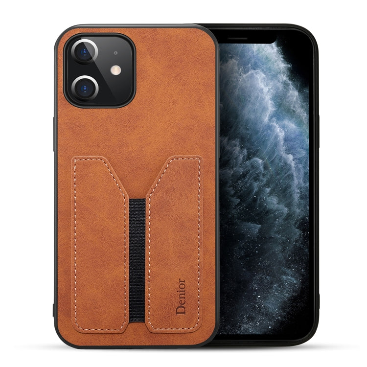 Denior DV Elastic Card PU Custodia per telefono con cover posteriore, For iPhone 13 Pro, For iPhone 13 Pro Max, For iPhone 12 mini, For iPhone 12 / 12 Pro, For iPhone 12 Pro Max, For iPhone 11