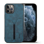 Denior DV Elastic Card PU Custodia per telefono con cover posteriore, For iPhone 13 Pro, For iPhone 13 Pro Max, For iPhone 12 mini, For iPhone 12 / 12 Pro, For iPhone 12 Pro Max, For iPhone 11