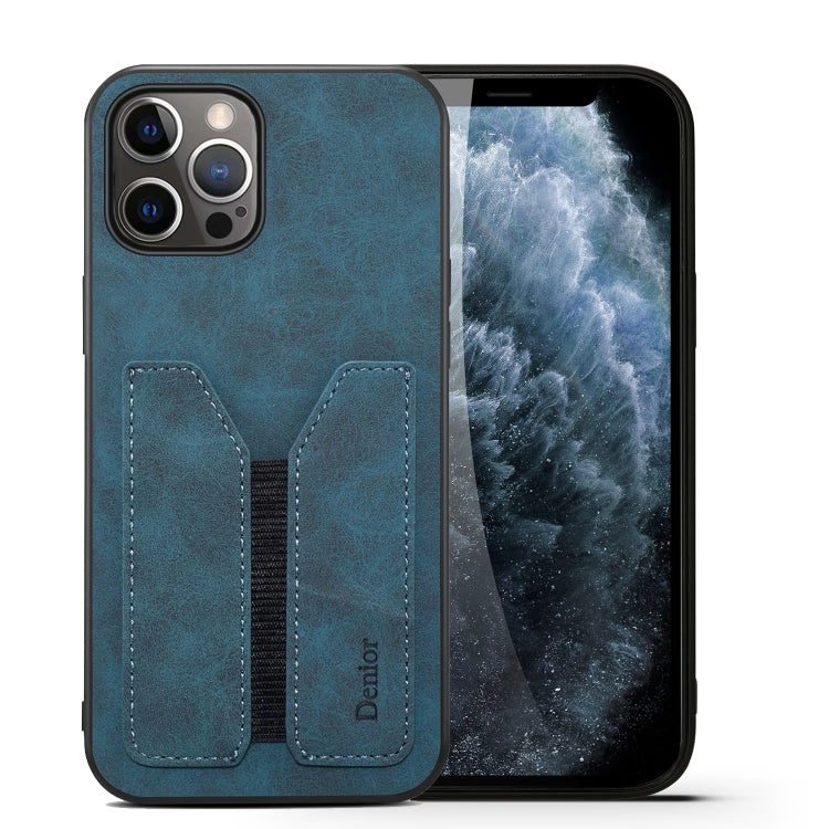 Denior DV Elastic Card PU Custodia per telefono con cover posteriore, For iPhone 13 Pro, For iPhone 13 Pro Max, For iPhone 12 mini, For iPhone 12 / 12 Pro, For iPhone 12 Pro Max, For iPhone 11