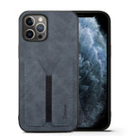 Denior DV Elastic Card PU Custodia per telefono con cover posteriore, For iPhone 13 Pro, For iPhone 13 Pro Max, For iPhone 12 mini, For iPhone 12 / 12 Pro, For iPhone 12 Pro Max, For iPhone 11