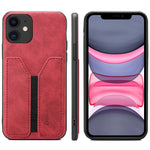 Denior DV Elastic Card PU Custodia per telefono con cover posteriore, For iPhone 13 Pro, For iPhone 13 Pro Max, For iPhone 12 mini, For iPhone 12 / 12 Pro, For iPhone 12 Pro Max, For iPhone 11