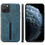 Denior DV Elastic Card PU Custodia per telefono con cover posteriore, For iPhone 11 Pro, For iPhone 11 Pro Max, For iPhone X / XS, For iPhone XR, For iPhone XS Max, For iPhone SE 2022 / SE 2020 / 7 / 8