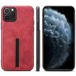 Denior DV Elastic Card PU Custodia per telefono con cover posteriore, For iPhone 11 Pro, For iPhone 11 Pro Max, For iPhone X / XS, For iPhone XR, For iPhone XS Max, For iPhone SE 2022 / SE 2020 / 7 / 8