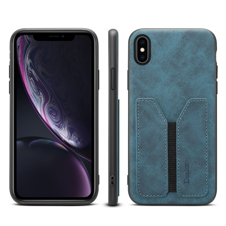 Denior DV Elastic Card PU Custodia per telefono con cover posteriore, For iPhone 11 Pro, For iPhone 11 Pro Max, For iPhone X / XS, For iPhone XR, For iPhone XS Max, For iPhone SE 2022 / SE 2020 / 7 / 8