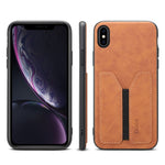 Denior DV Elastic Card PU Custodia per telefono con cover posteriore, For iPhone 11 Pro, For iPhone 11 Pro Max, For iPhone X / XS, For iPhone XR, For iPhone XS Max, For iPhone SE 2022 / SE 2020 / 7 / 8