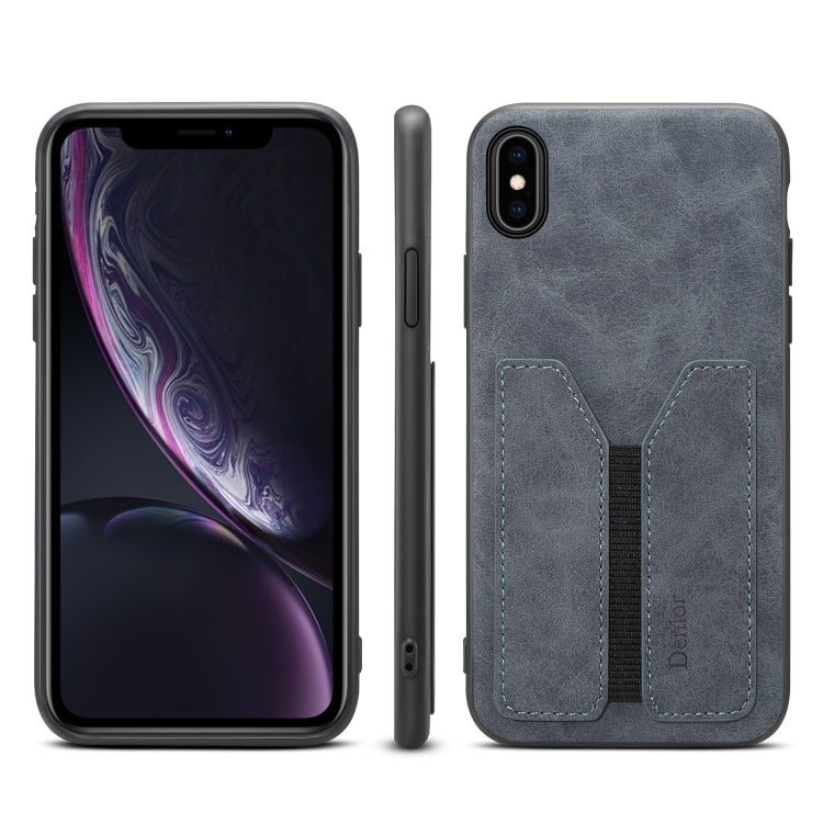 Denior DV Elastic Card PU Custodia per telefono con cover posteriore, For iPhone 11 Pro, For iPhone 11 Pro Max, For iPhone X / XS, For iPhone XR, For iPhone XS Max, For iPhone SE 2022 / SE 2020 / 7 / 8