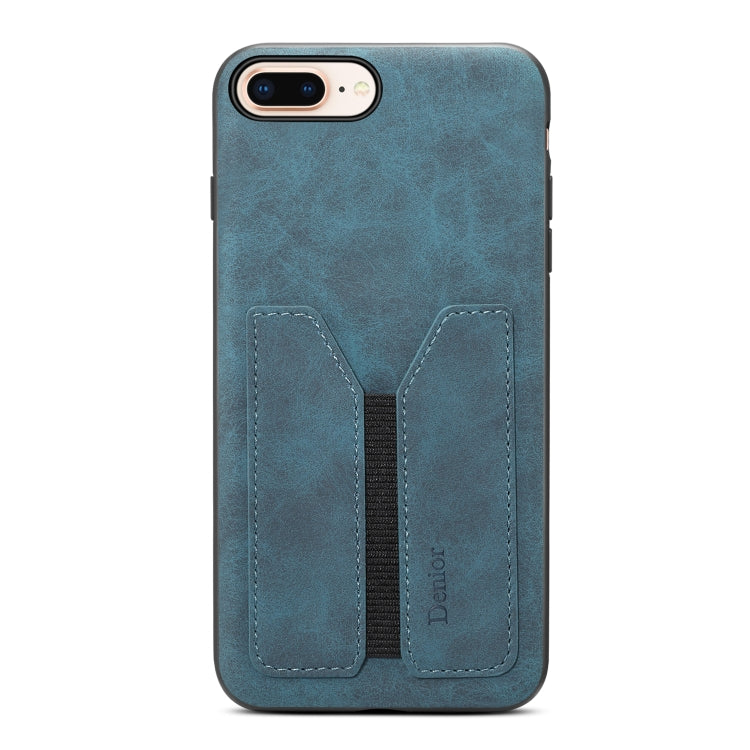 Denior DV Elastic Card PU Custodia per telefono con cover posteriore, For iPhone 7 Plus / 8 Plus