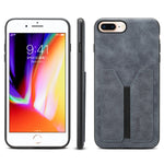 Denior DV Elastic Card PU Custodia per telefono con cover posteriore, For iPhone 7 Plus / 8 Plus