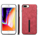 Denior DV Elastic Card PU Custodia per telefono con cover posteriore, For iPhone 7 Plus / 8 Plus