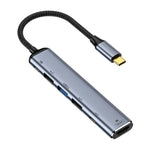 Adattatore USB-C 6 in 1 HDMI USB 3.1 doppia USB 2.0