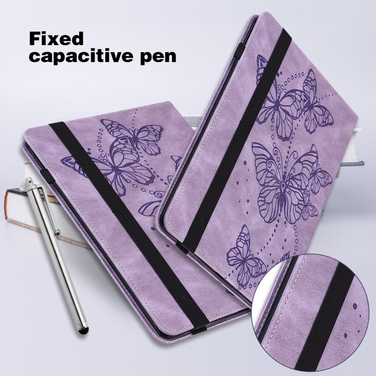 Custodia per tablet in pelle con motivo a farfalla goffrata, For Lenovo Tab M10 3rd Gen