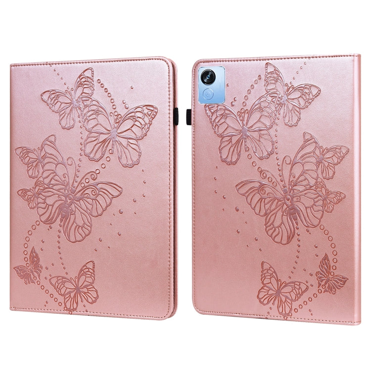 Custodia per tablet in pelle con motivo a farfalla goffrata, For OPPO Pad Air 2022, For Realme Pad X, For Xiaomi Redmi Pad 10.61, For Nokia T20 10.4 2021